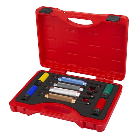 Powerbuilt 8Pc 1/2" Drive Spinning Extension Bar And Lug Nut Socket Set 240258